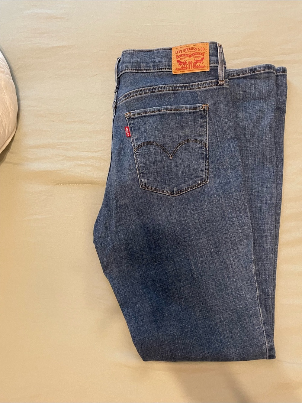 Levi's Classic Blue Denim Jeans - Mid Wash